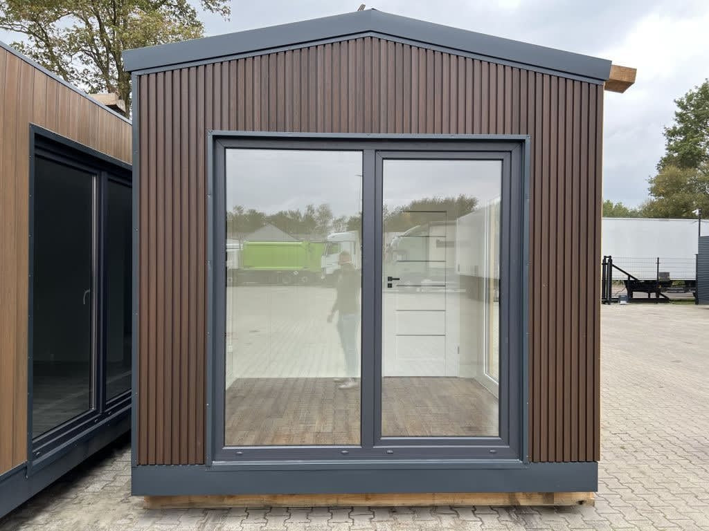 Casa Móvel 20 Pés x 8 Pés - Totalmente Acabada, Interior e Exterior em Madeira Tratada, Pronta a Usar