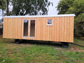 Remorque mobile 4 saisons – 20 x 8 pi – Structure acier et bois – Finition complète