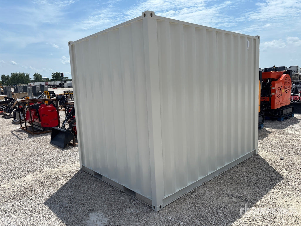 Contentor de 10 Pés com Porta Simples e Janela Isolada - Ideal para Armazenamento Seguro e Confortável