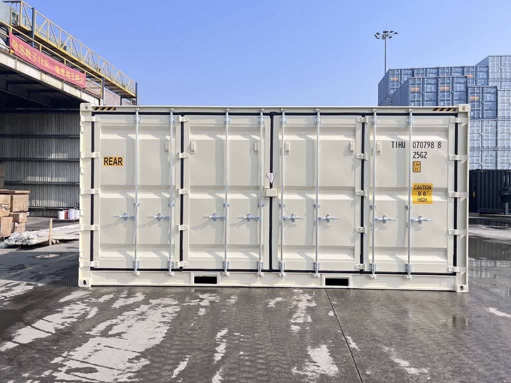 Contentor 20 Pés Open Side Novo - Acesso Fácil e Espaçoso para Armazenamento e Transporte