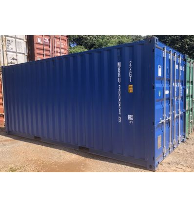 Contentor Padrão 20 Pés por 8 – Grande Capacidade, Alta Segurança