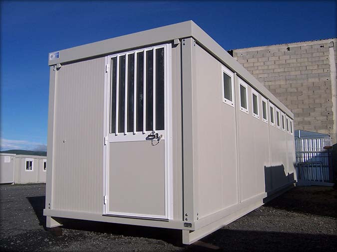 Cabine sanitária pública de 20 pés x 8, confortável