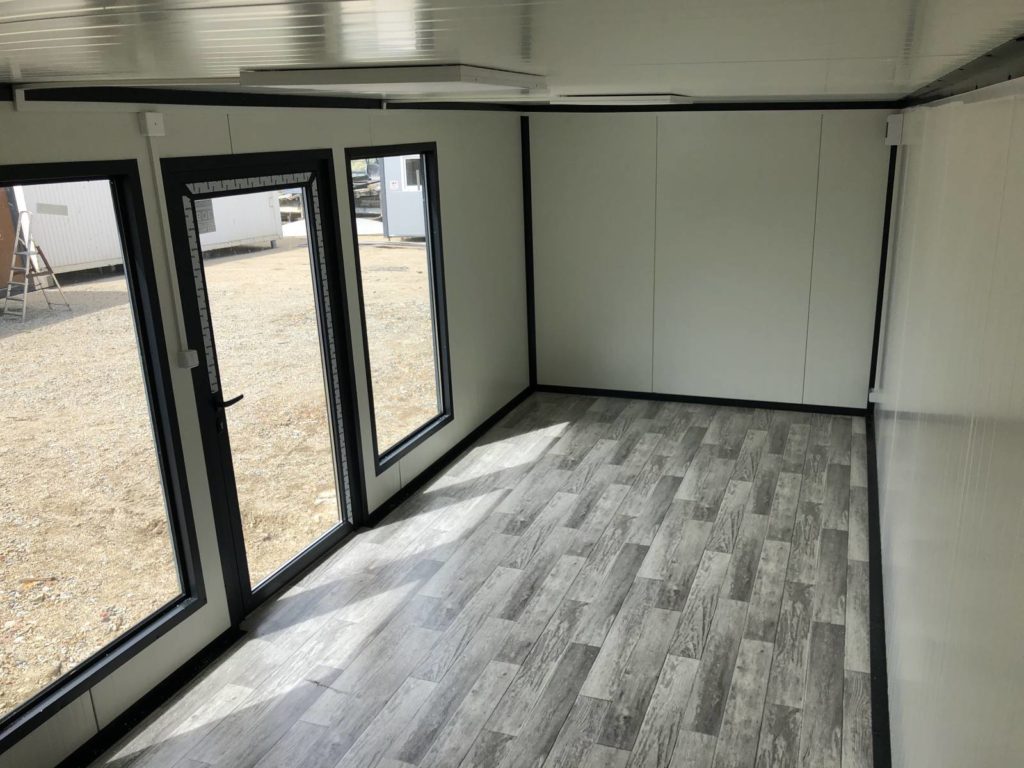 Novo Contentor escritório móvel 20 pés x 8, interior e exterior acabados