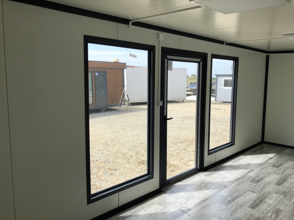 Novo Contentor escritório móvel 20 pés x 8, interior e exterior acabados