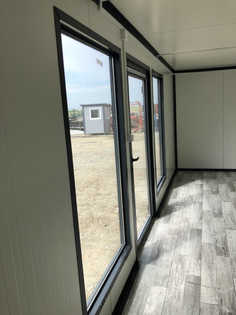 Novo Contentor escritório móvel 20 pés x 8, interior e exterior acabados