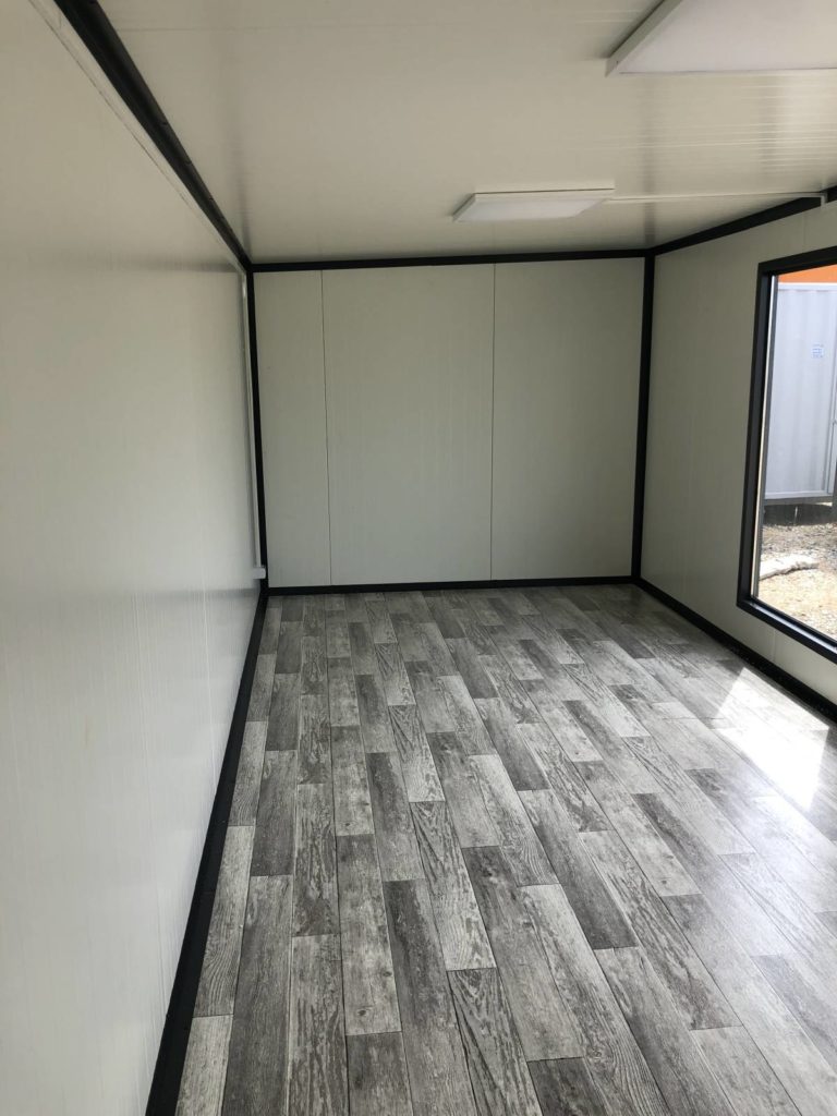 Novo Contentor escritório móvel 20 pés x 8, interior e exterior acabados