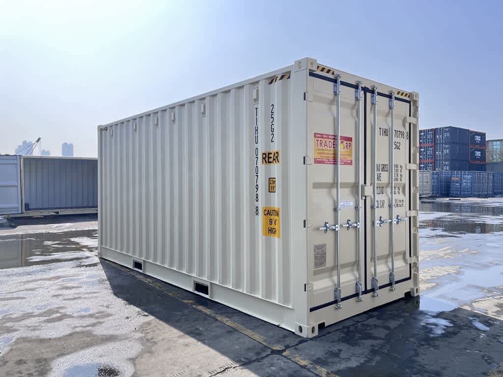 Contentor 20 Pés Open Side Novo - Acesso Fácil e Espaçoso para Armazenamento e Transporte
