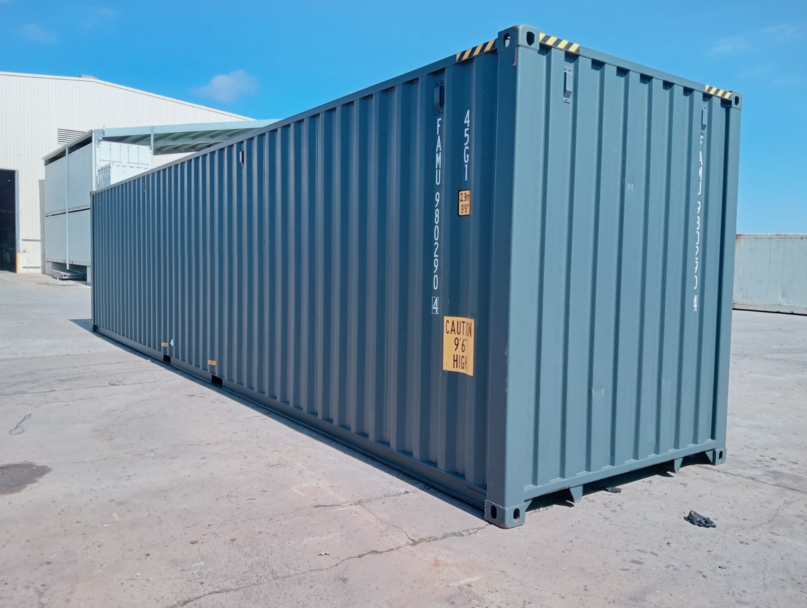 Contentor 40 Pés HC (High Cube) - Espaço de Armazenamento Extra Grande e Resistente
