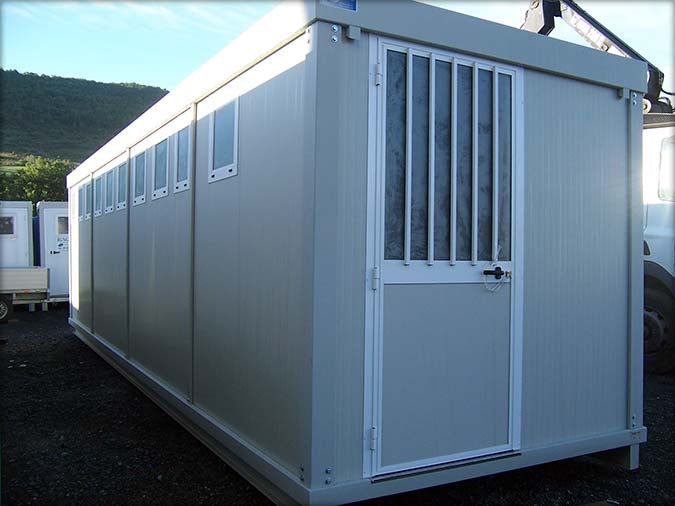 Cabine sanitária pública de 20 pés x 8, confortável