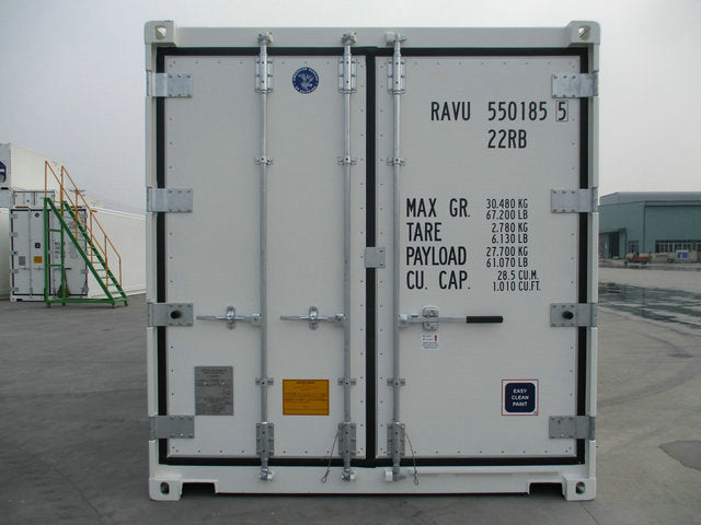 Contentor de 20 Pés x 8 Refrigerado – Armazenamento com Temperatura Controlada para as Suas Mercadorias Sensíveis