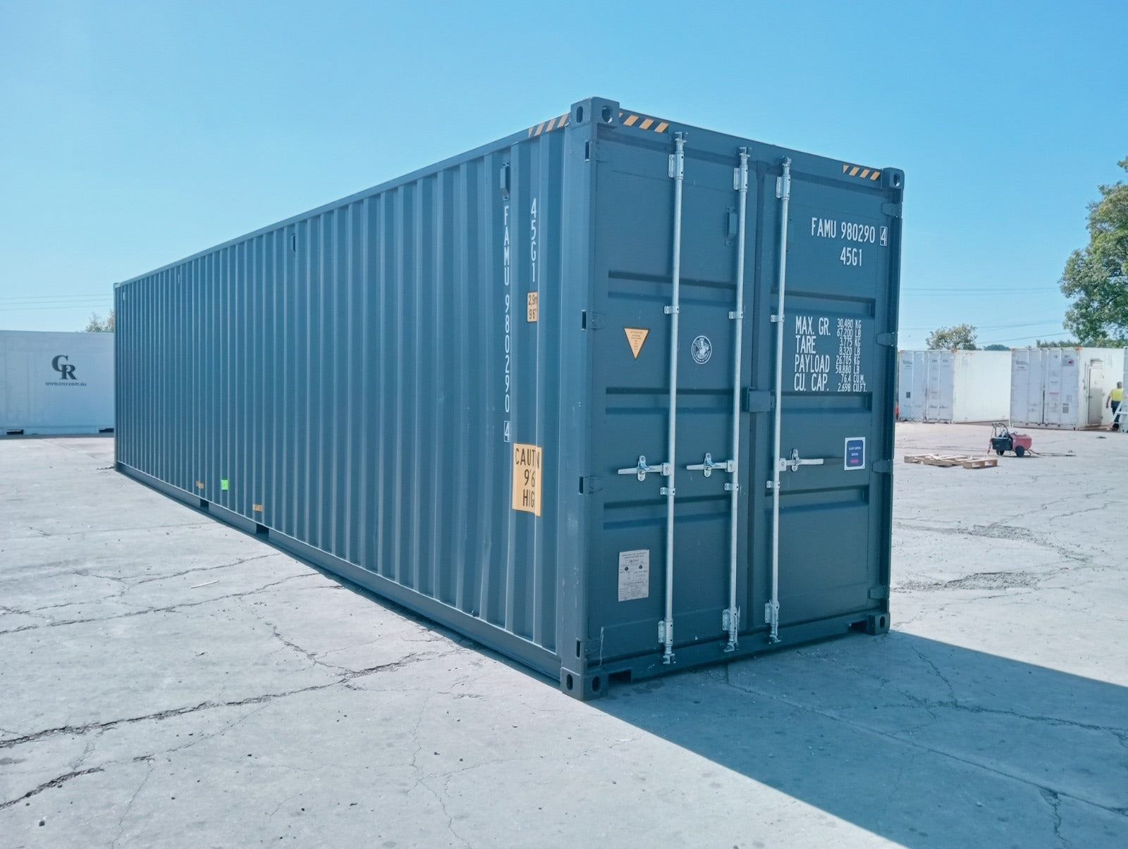 Contentor 40 Pés HC (High Cube) - Espaço de Armazenamento Extra Grande e Resistente