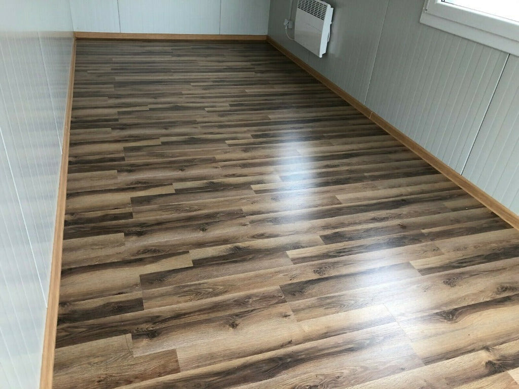Containers Bureau mobile 20pieds  recouvert en Bois ouvert et vitré sur une largeur largeur