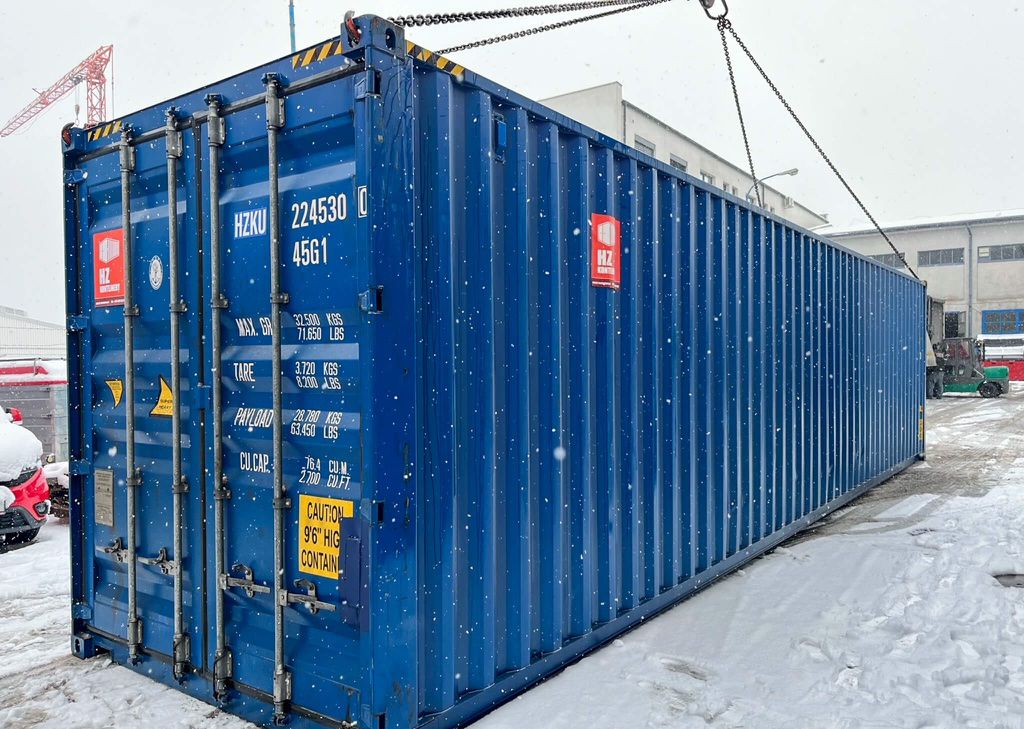 Contentor marítimo isolado – 40 x 9 pés High cube – Adaptável e versátil